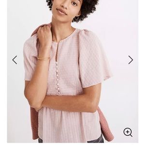 Madewell Courtyard Flutter Top